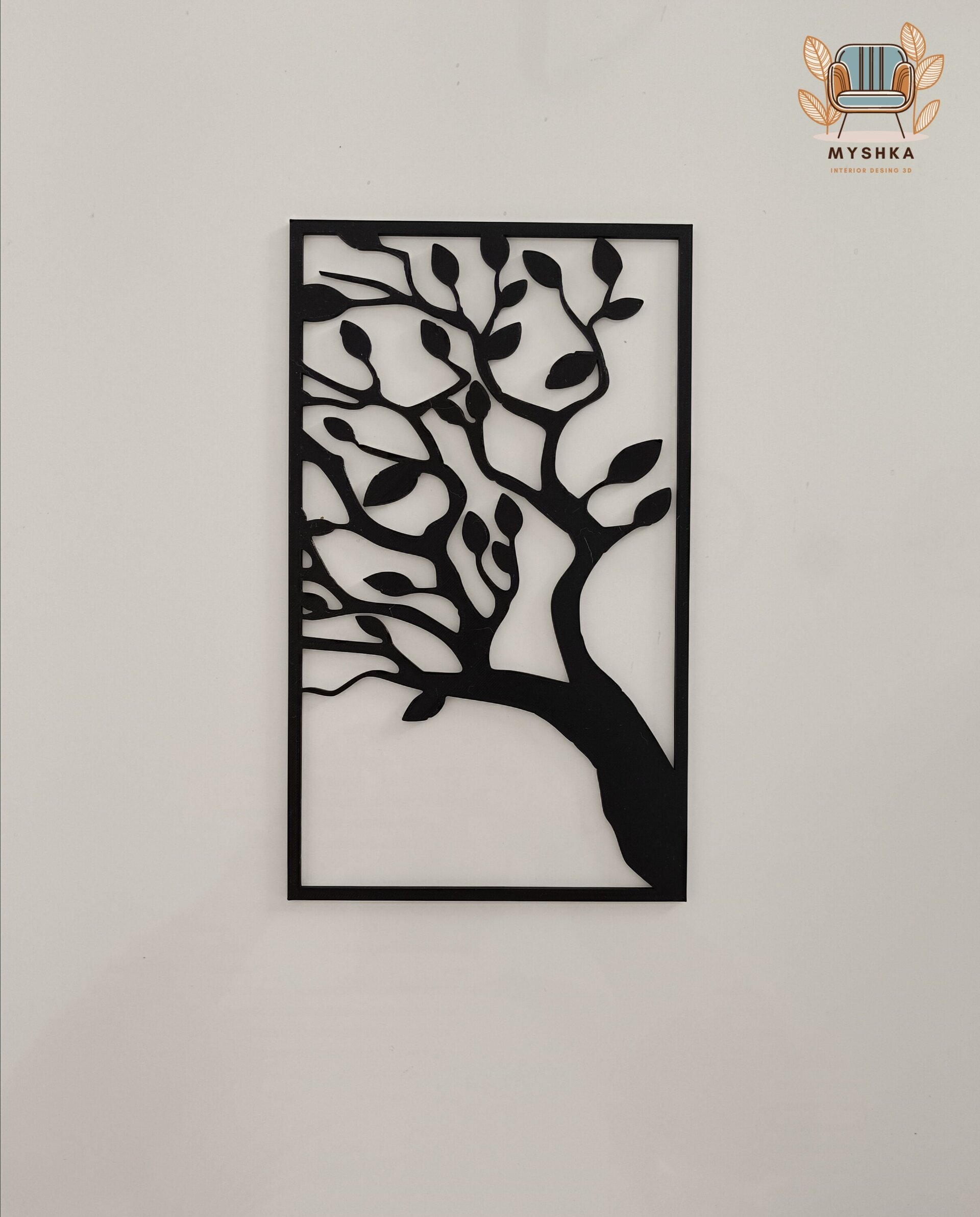 Cuadro árbol con hojas - 4
