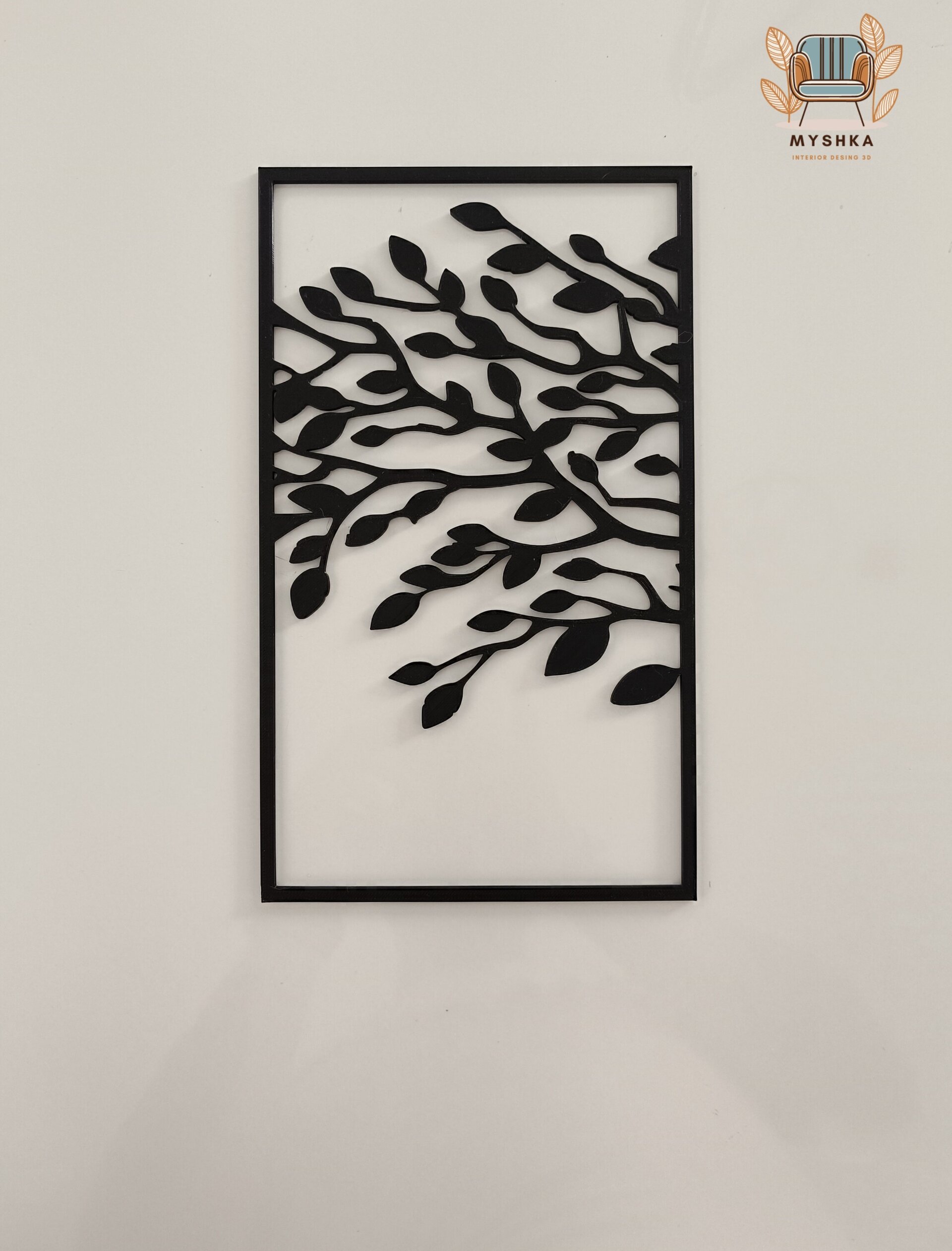 Cuadro árbol con hojas - 3