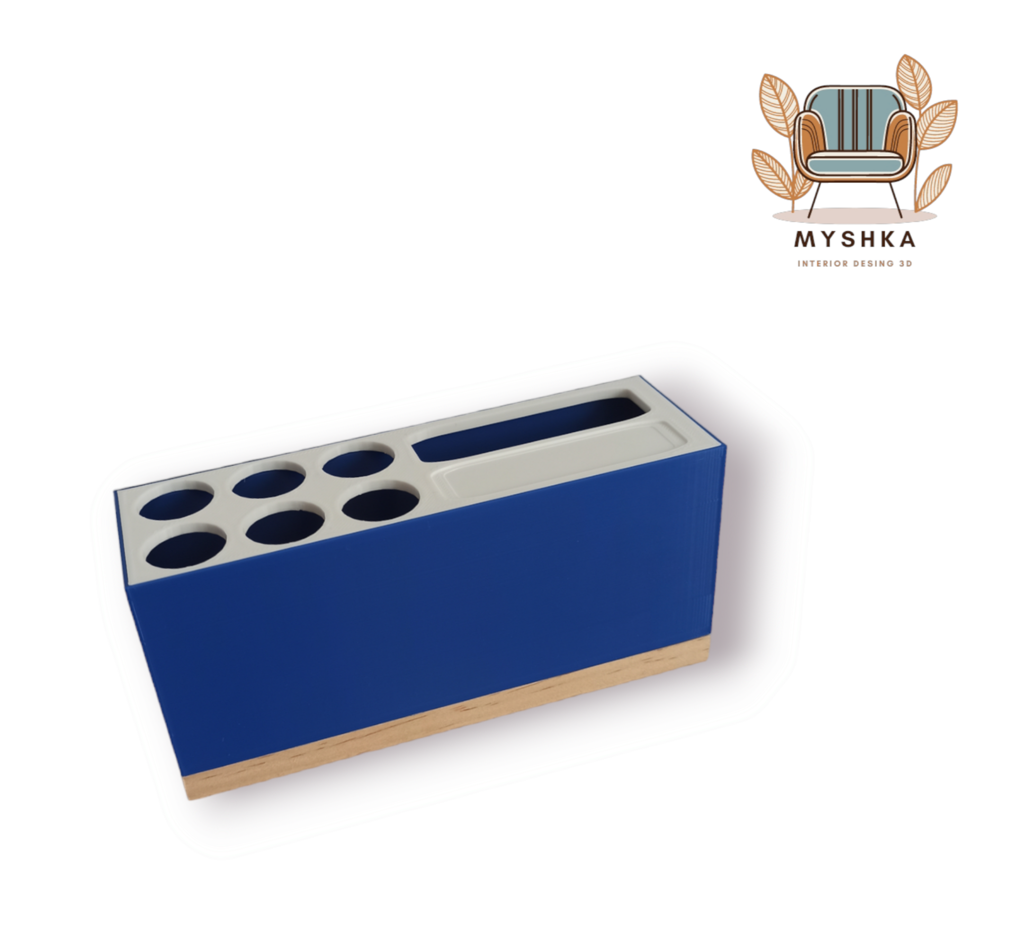 Portalápices base de madera - 5